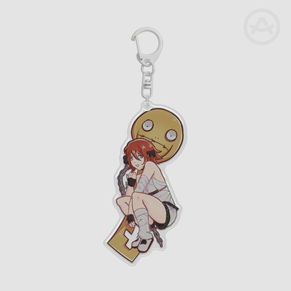 A.B.A Epoxy Clear Acrylic Keychain