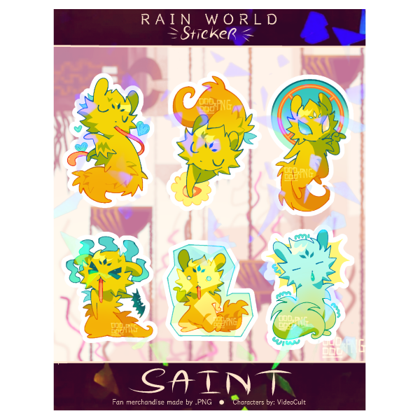 Saint sticker sheet