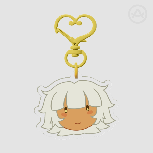 Aniela Double-Sided Clear Acrylic Keychain