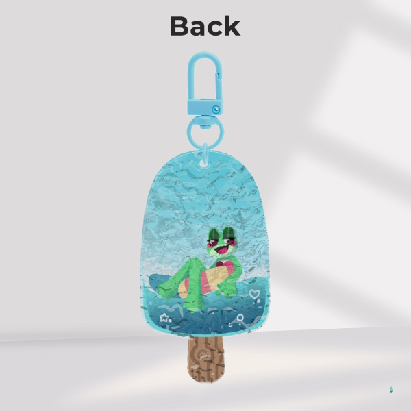 Ribbit Popsicle Ripple Keychain