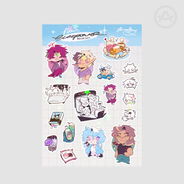 Armis Sleepover Sticker Sheet