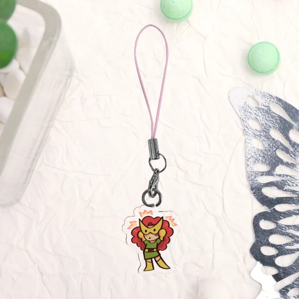 Jean Grey Phone charm