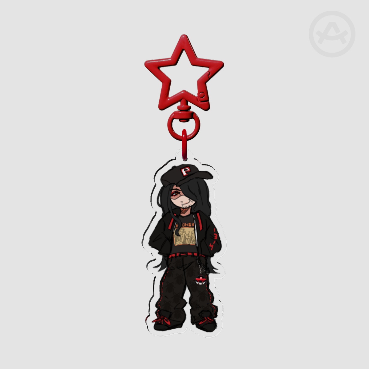 humanized pest keychain