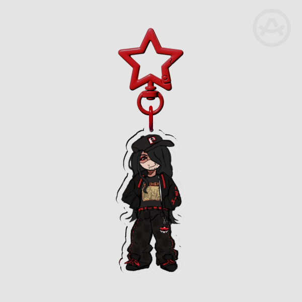 humanized pest keychain