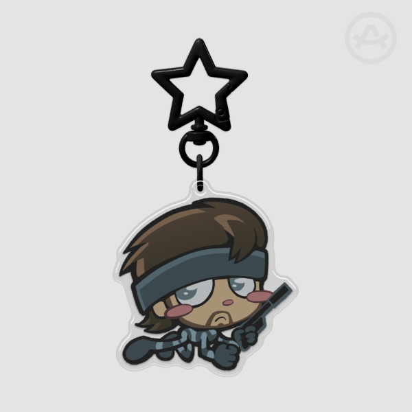 Snake MGS2 Keychain