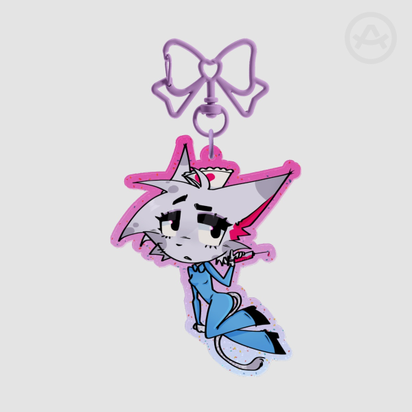 Head nurse Glitter Acrylic Keychains