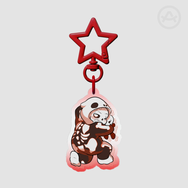 Undertale/underfell Red Acrylic Keychain