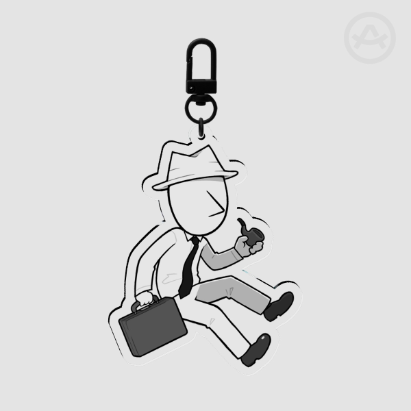 Dad Egbert Keychain
