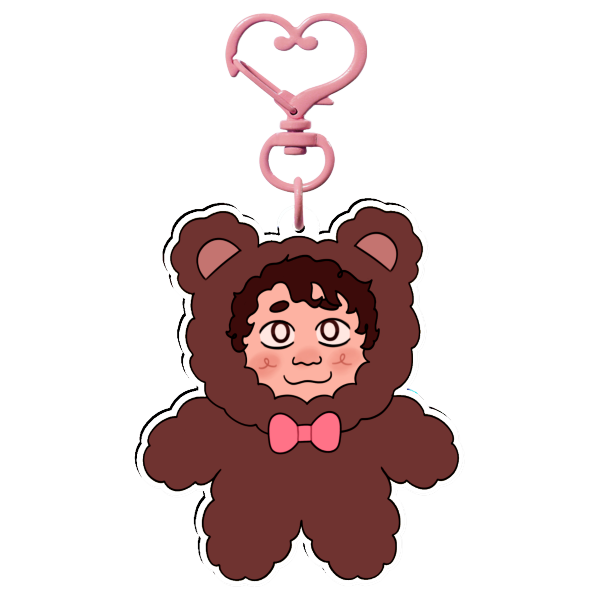 Bear Dan Keychain