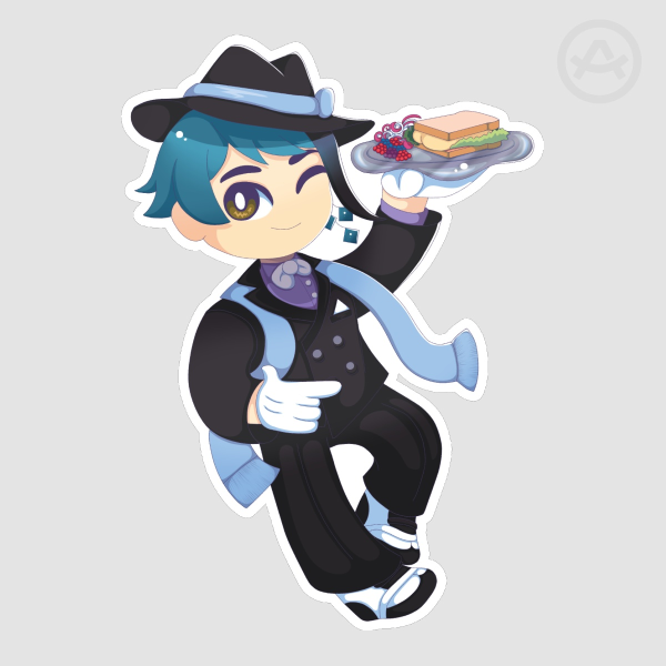 Jade Leech Matte Die Cut Sticker
