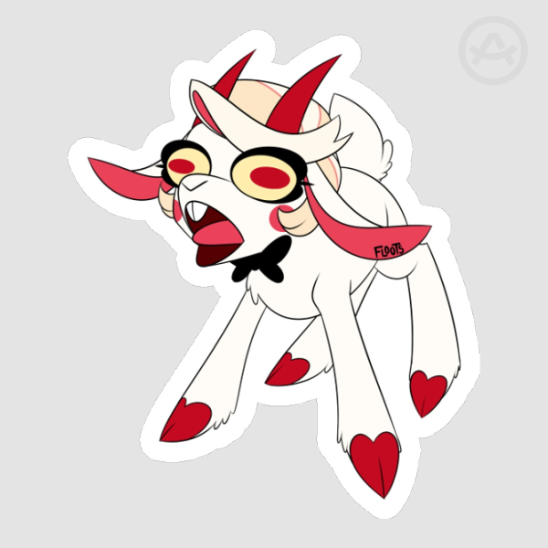 Hazbin Hotel - GOAT Charlie Matte Sticker
