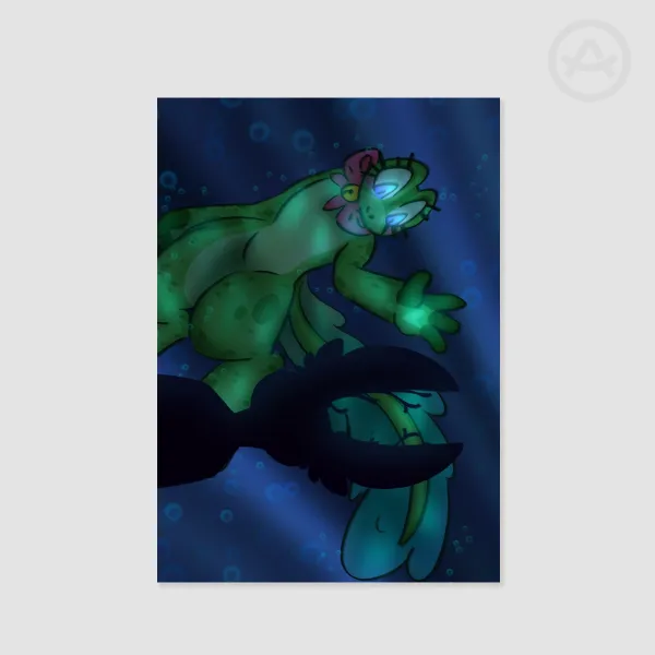 Freakshow Ribbit Poster