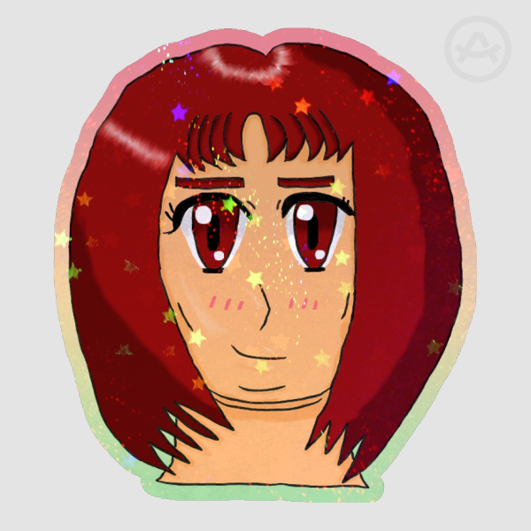 Star Holo Pavot Sticker