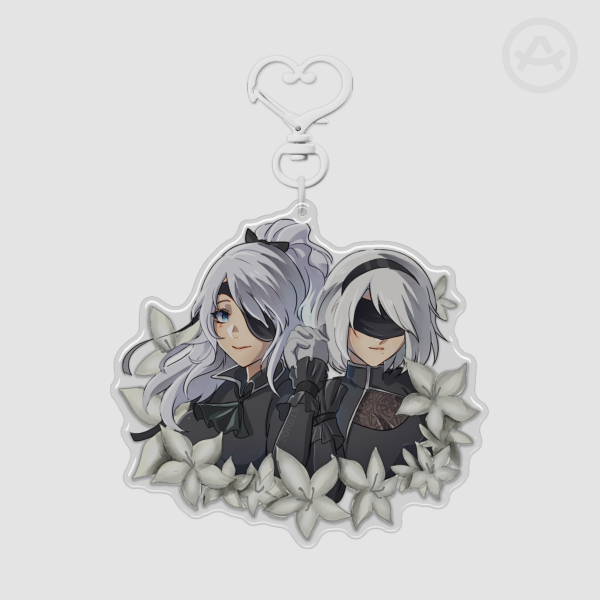 A2 & A4 Epoxy Clear Acrylic Keychain