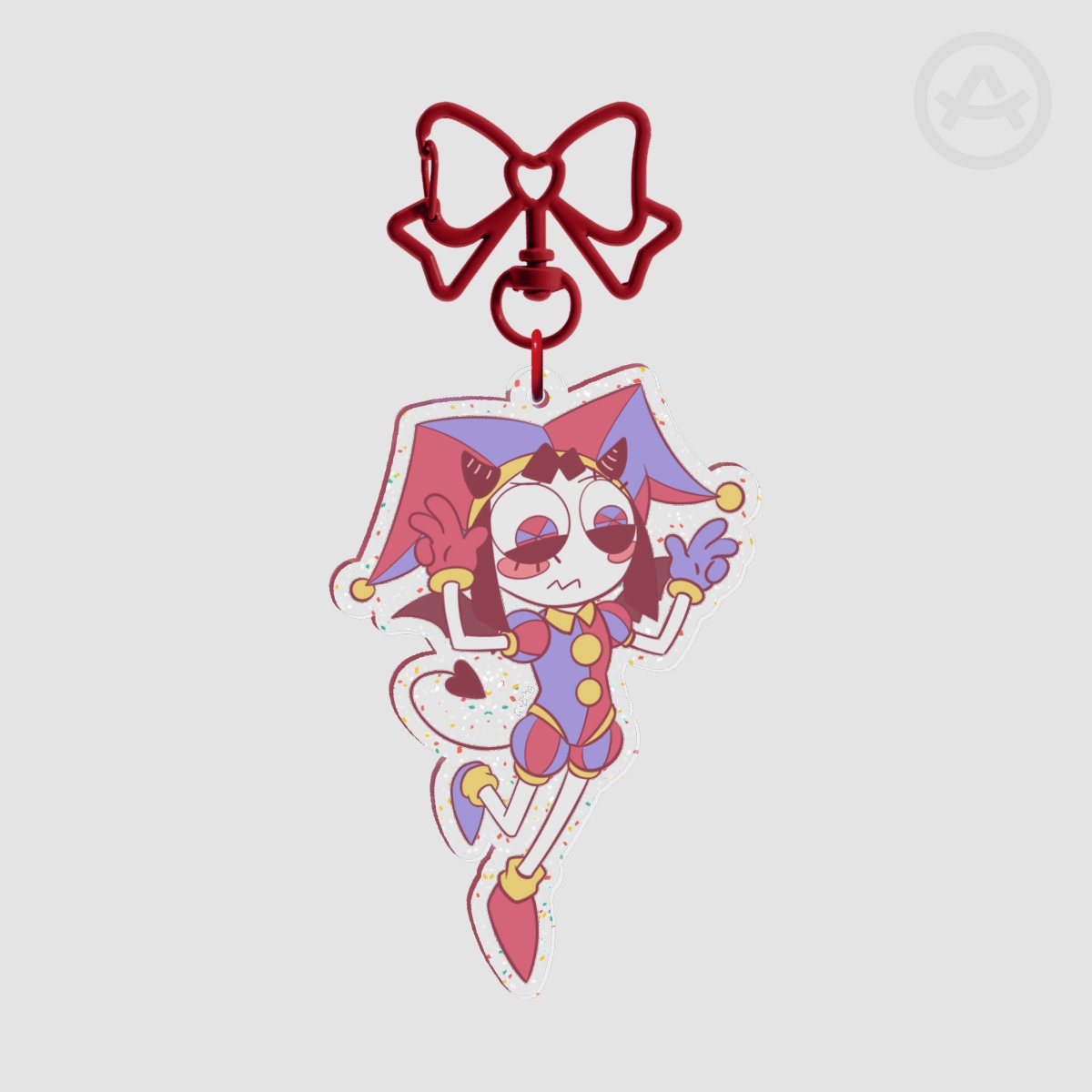 Devil Pomni Acrylic Keychains