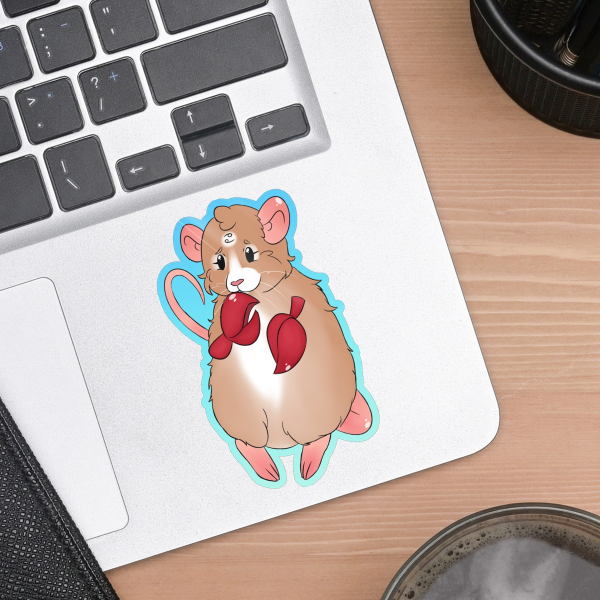 Cancer Rat Sticker
