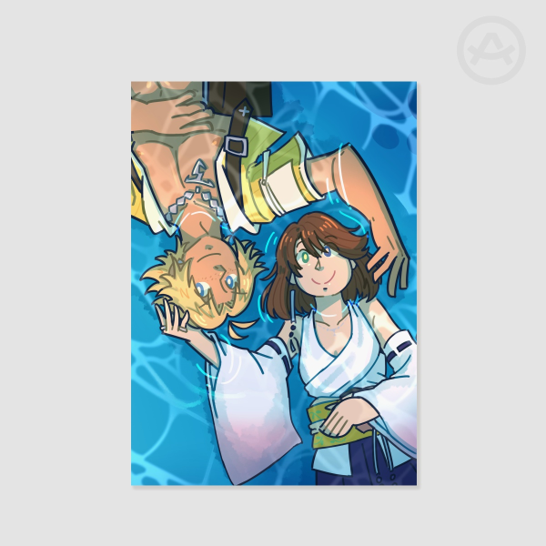 FF10 A5 print - Tidus/Yuna