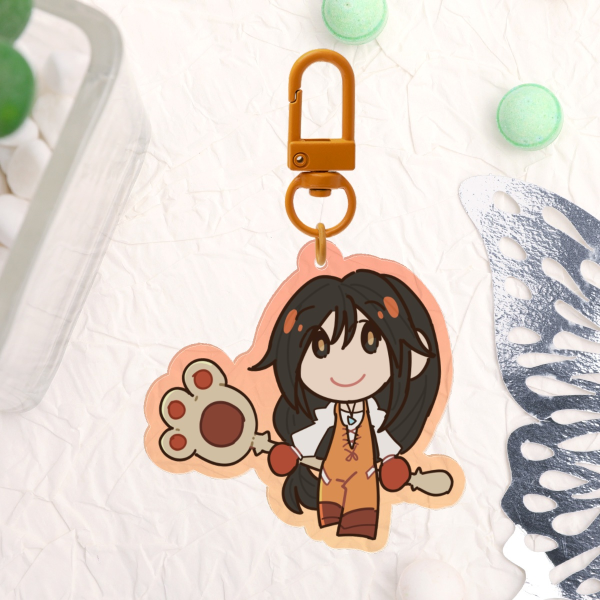 FF9 keychain - Garnet