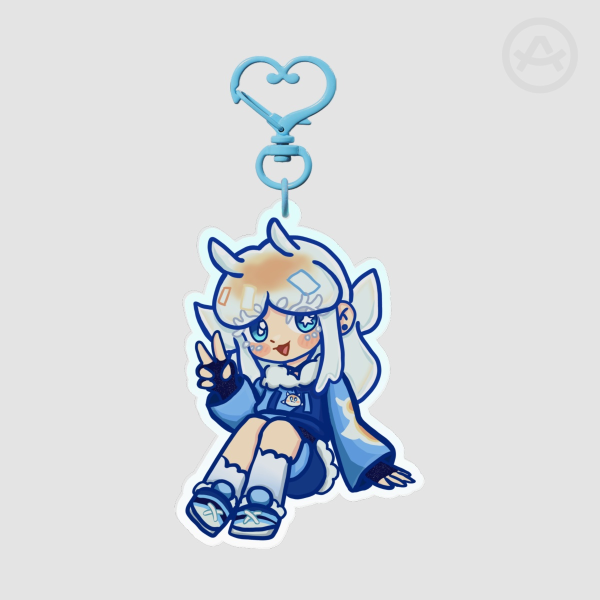 Anemonelislime Peace Keychain