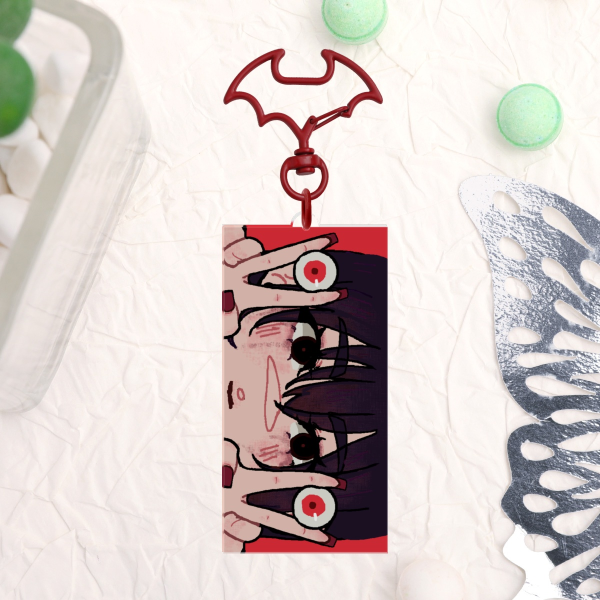 Gothic vampiric keychain