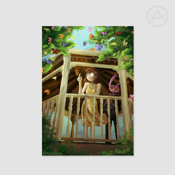 Funnybunny Butterflies Poster