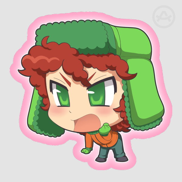Kyle Anime Sticker