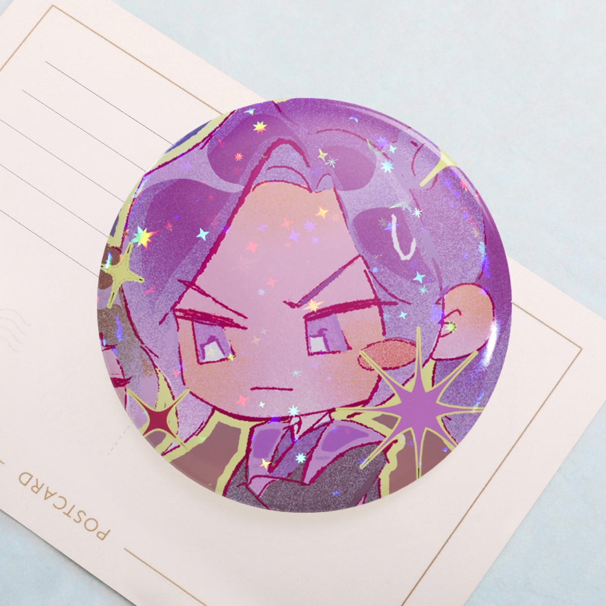 Jiang Cheng Holo Badge (Button Pins)