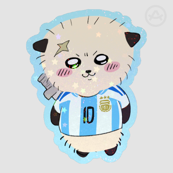 Football: Chiikawa | Argentina no. 10 Rakko (FWC26)