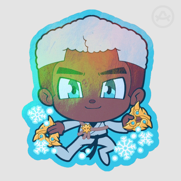 Zane Ninjago Holo Sticker
