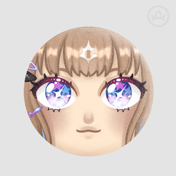 Almond Eye Plush Badge