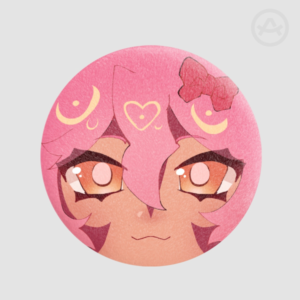 Kawaii~Chan Plush Badge