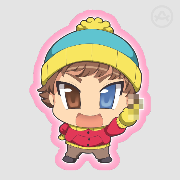 Cartman Anime Sticker