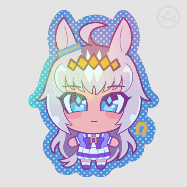 Oguri Cap Holo Sticker