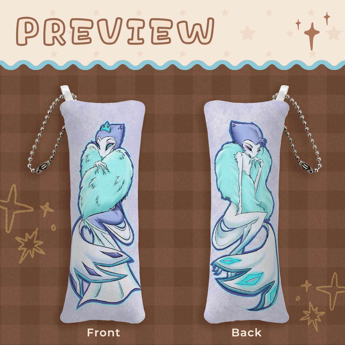 Andrealphus ~ Mini Body Pillow Keychains