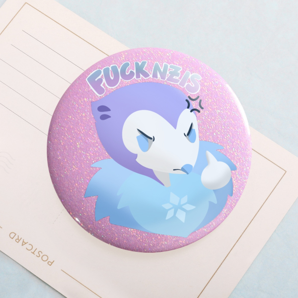 Andre fck nzis Holographic Badge