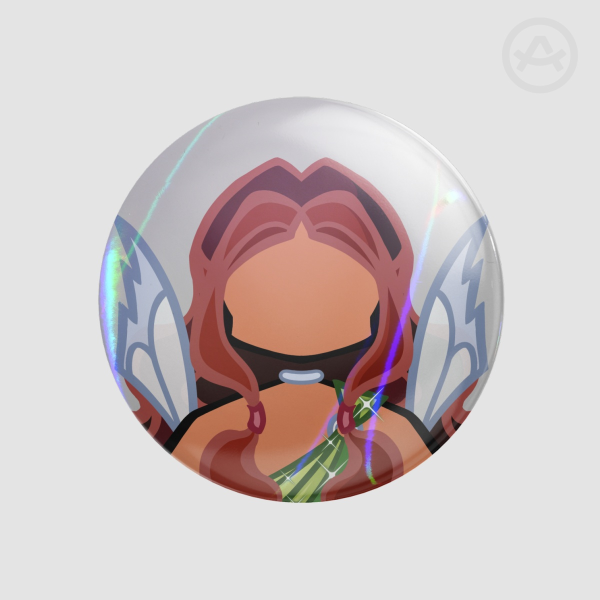 Waves Fairy - PFP Style Button Pin