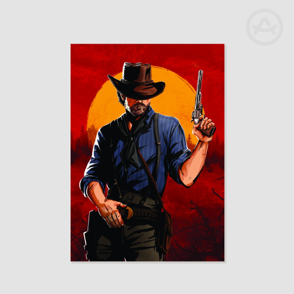 A5 Arthur Morgan RDR2 Print
