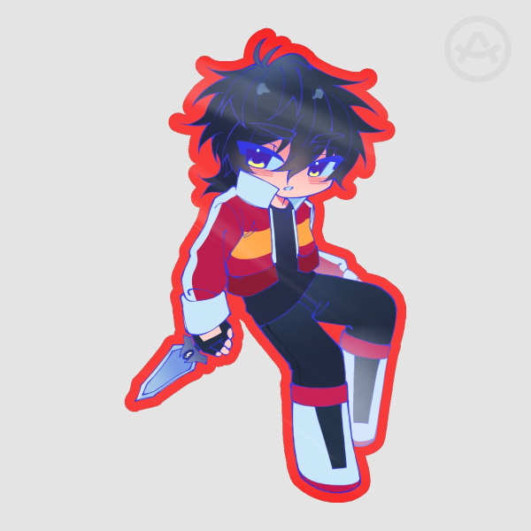 [ VLD ] Keith — Die Cut Stickers