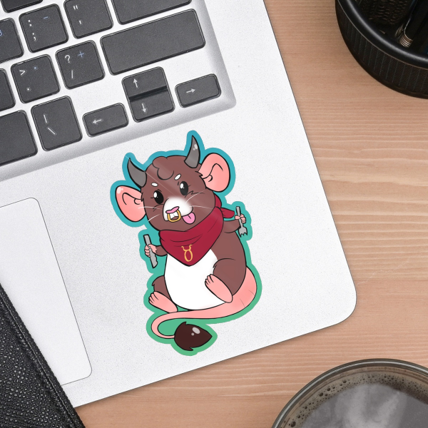 Taurus Rat Sticker