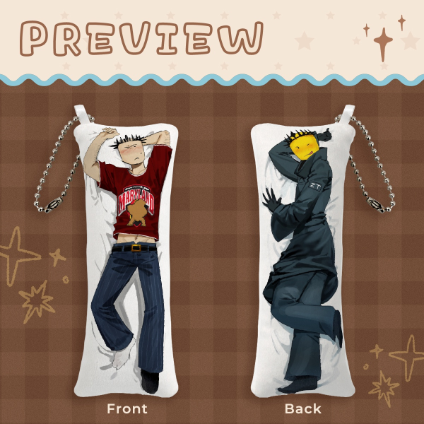 Dignity x Zuka Mini BodyPillow Keychains