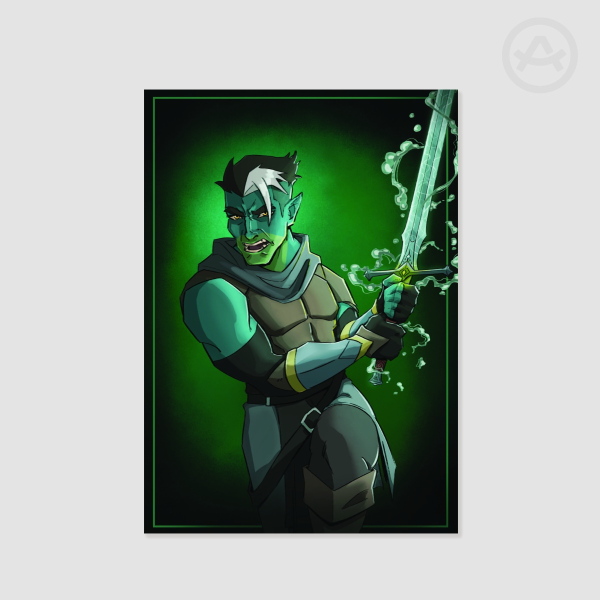 Fjord Mighty Nein A5 Print