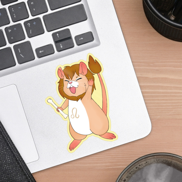Leo Rat Sticker
