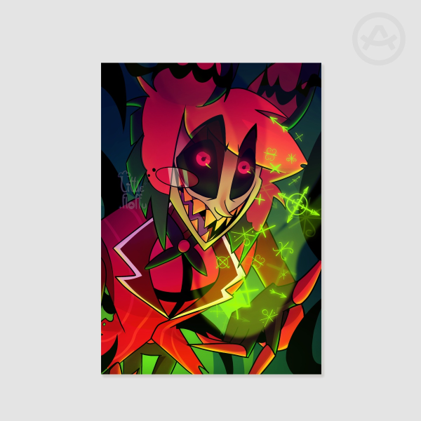 Alastor Hazbin Hotel Poster Printing