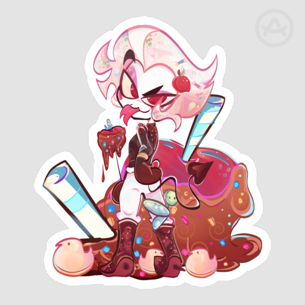 Candy Lucifer Sticker (Hazbin Hotel)