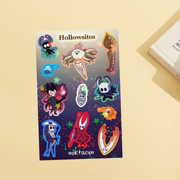 Hollow Knight Paper Sticker Sheet