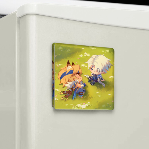 SF Sett x EDG Aphelios - 5cm Fridge Magnet
