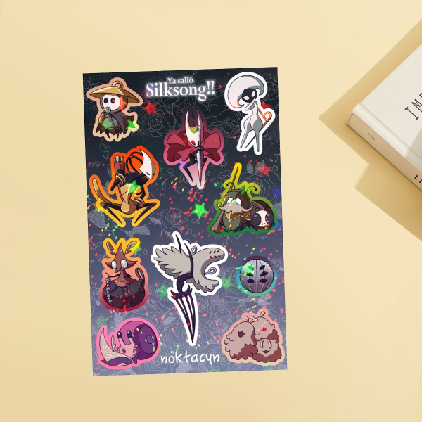 Silksong Paper Sticker Sheet
