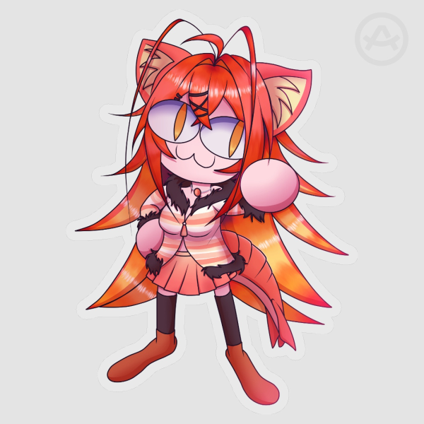 Neco-Arc Taytori Sticker
