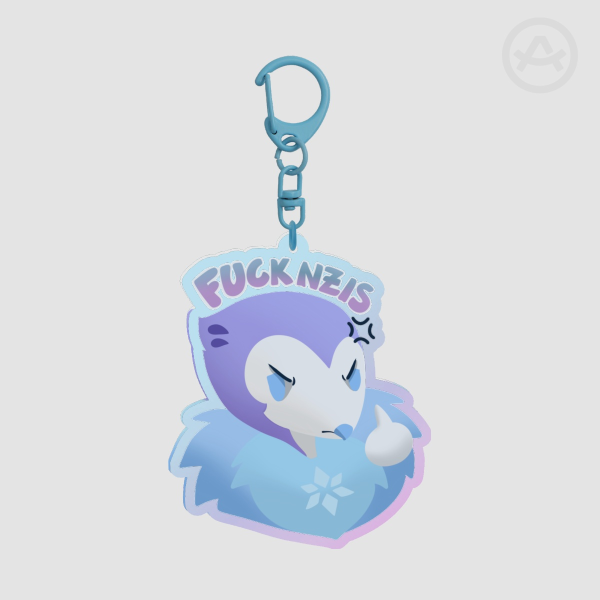 Andre fck nzis Rainbow Acrylic Keychain