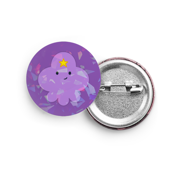 Adventure Time Button Pins - Lumpy Space Princess
